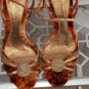 Velvet Enzo Angiolini Strappy Heels, Size 7.5